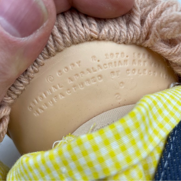 Vtg Orig 1982 Cabbage Patch Kid-Boy Blond Hair Blue Eyes Xavier R. doll - Picture 4 of 4